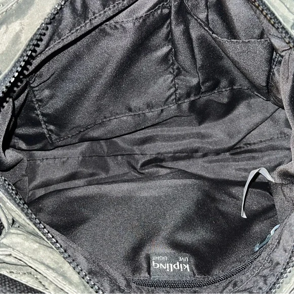 NEW Kipling Elysia Carry Handles w/Crossbody Strap Bag in Green Moss NO MONKEY - Picture 7 of 9